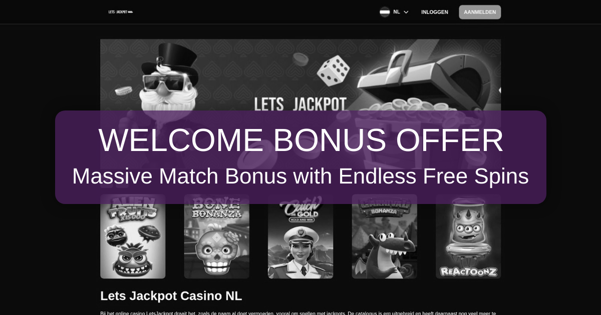 Lets Jackpot Casino - Your Online Casino in the United Kingdom